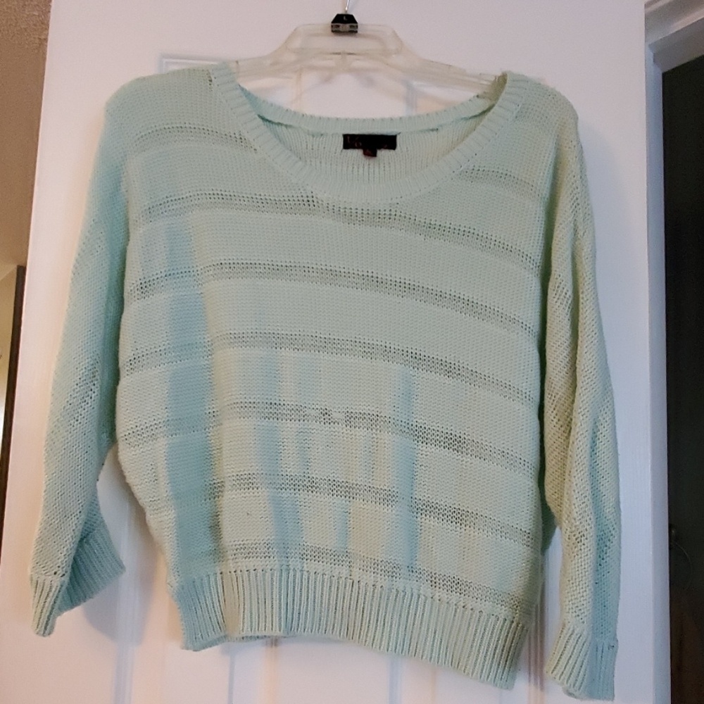 Knit crop sweater